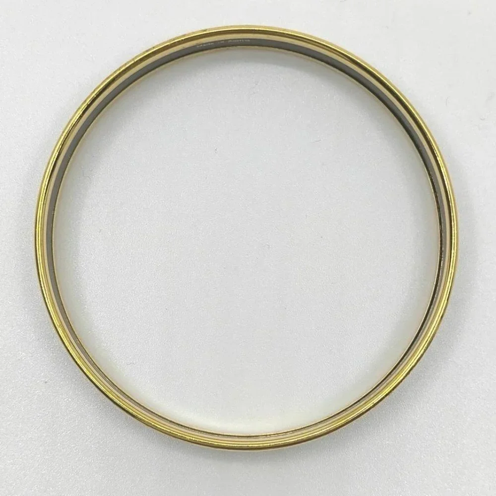 Hermès Enamel Bangle Bracelet Cuff 861195